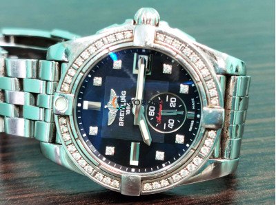 Полірування корпусу і браслета годинника Breitling Galactic 36